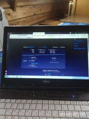 Тест скорости интернета Заокский район, Аэлита, Интернет в частный дом.