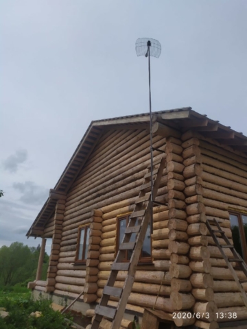 Беспроводной интернет подключили в деревне Кисельное, Тульская область!